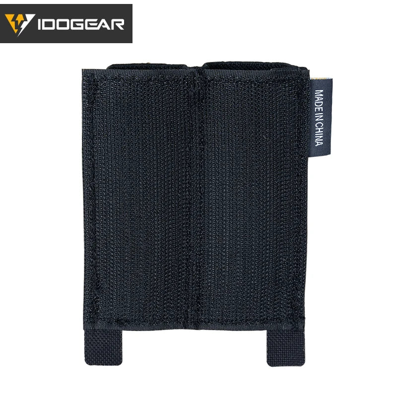 IDOGEAR Tactical Double Magazine Pouch for 9mm Mag DOPE Insert Mag Holder 35113
