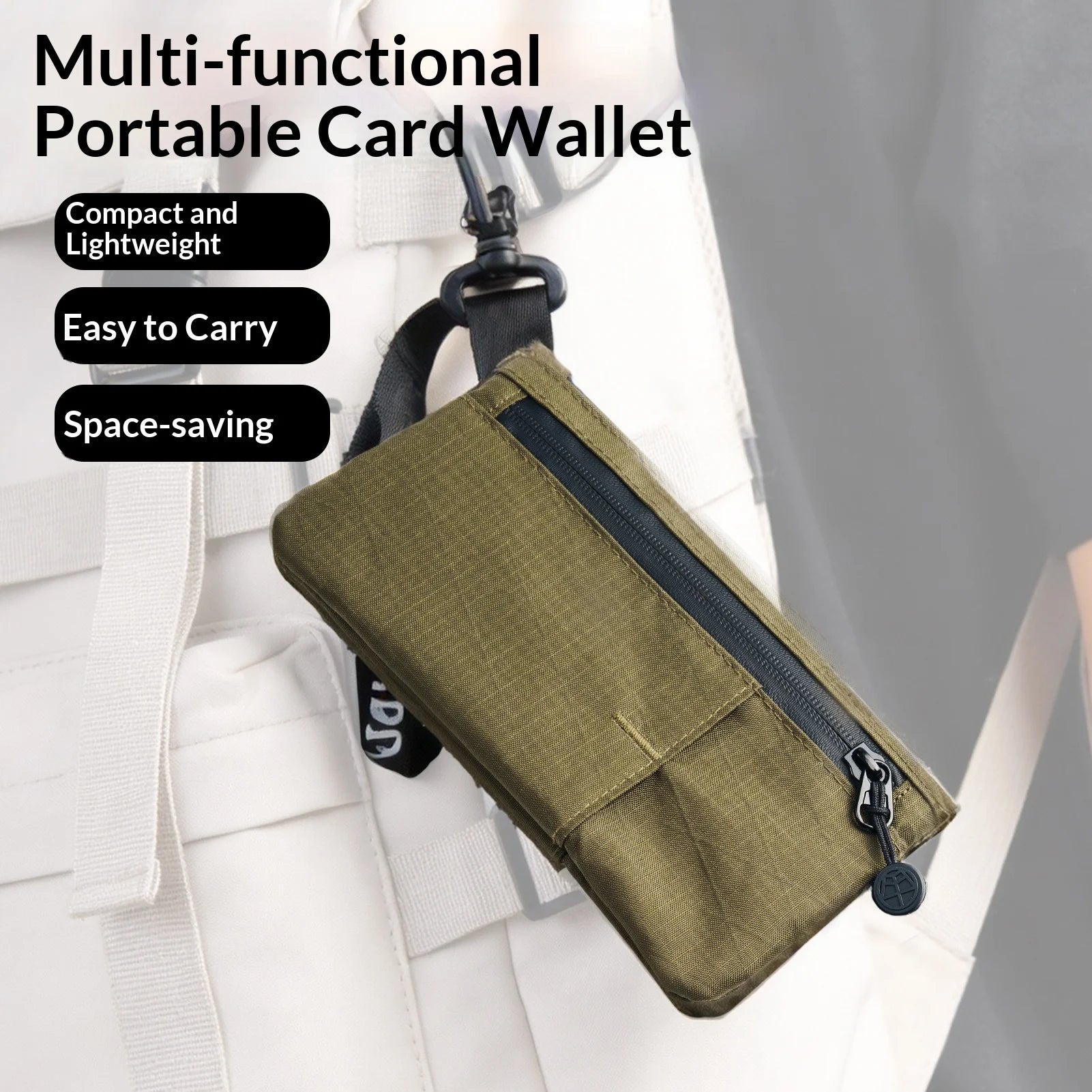 OFFBONDAGE Tactical EDC Pouch Hunting Utility Bag Compatible Clip-on Wallet  Hunting Camping Hiking Outdoor Gear