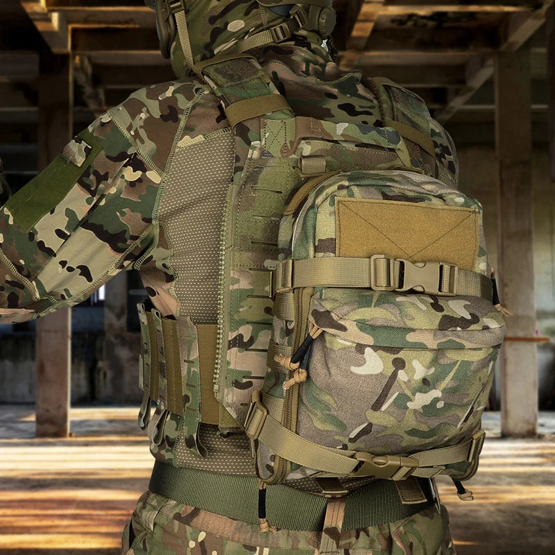 Mini Hydration Bag Outdoor Tactical Backpack Water Bladder Carrier Zipper Pouch Hunting Bag 1000D Nylon Outdoor Sports