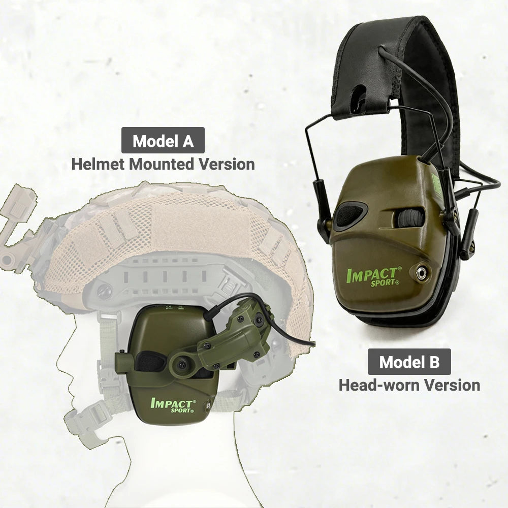 Ear Protection Electronic Hearing Protection Active Protector for Shooting Earmuffs NRR 23dB Noise Reduction Headset