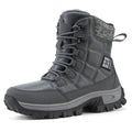New Warm Plush Men's Snow Boots Lace Up High Top Men's Boots Waterproof Winter Ankle Boots Outdoor Anti-Slip Men Hiking Boots