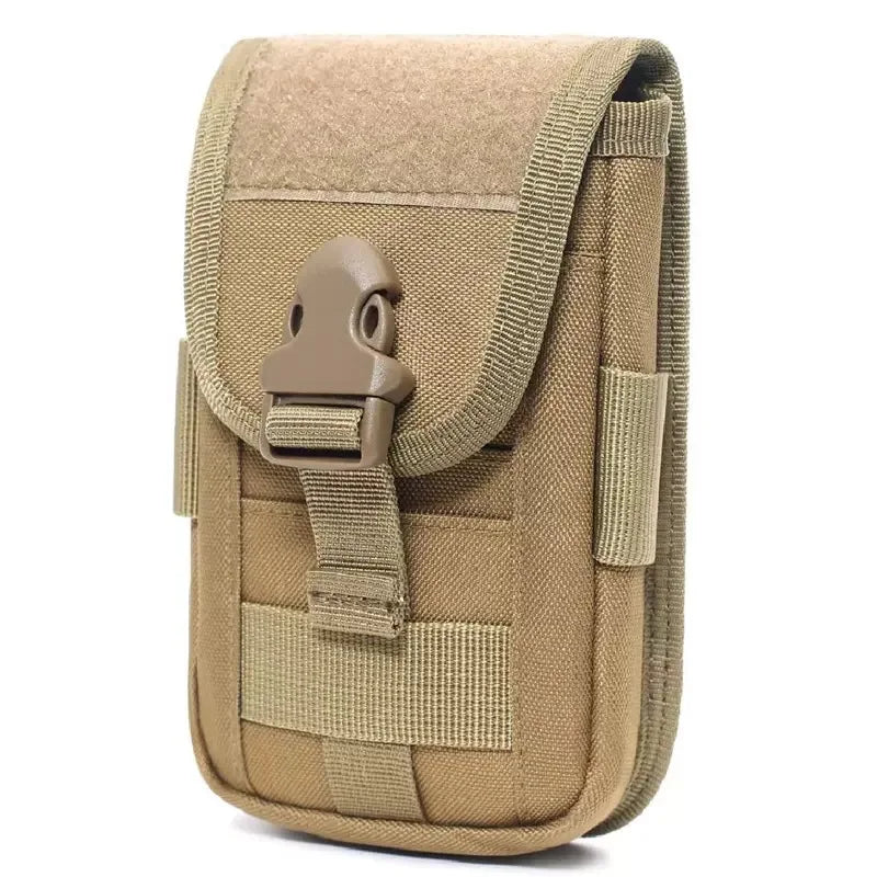 OPHIDIAN  Multifunctional Sports Running Belt Cell Phone Bag Men Waist Pack Vertical Double Layer Molle Accessory Bag Charging