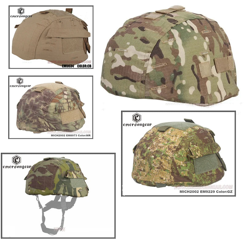 EMERSON Ver2 Helmet Cover for MICH TC-2002 ACH TYP/HLD MC CB TAN MCTP BL