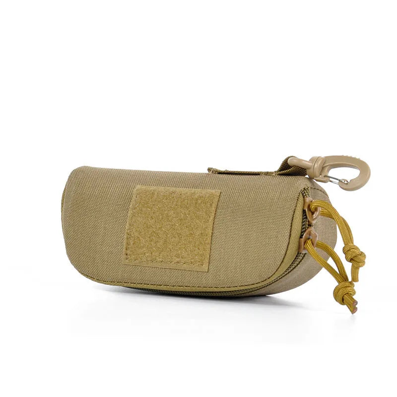 Outdoor Sport Glasses Pouch Sunglasses EDC Goggles Storage Box Molle Hunting Accessories Organizer Eyeglasses Case Bag