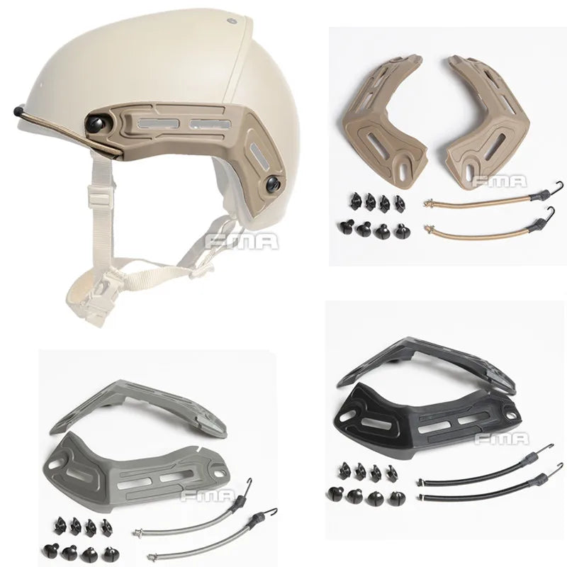 FMA AF Tactical Helmet Guide Rail Set Replace Accessories for AF Helmet M-L Special Rail TB1446