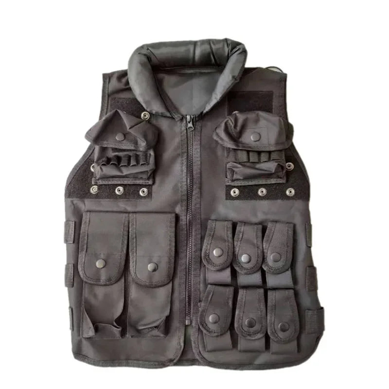 Army Fans Outdoor Children Vest Tactical Kids Camouflage Vest Hunting Cosplay Fishing CS Game Clothing for kids /Aldult