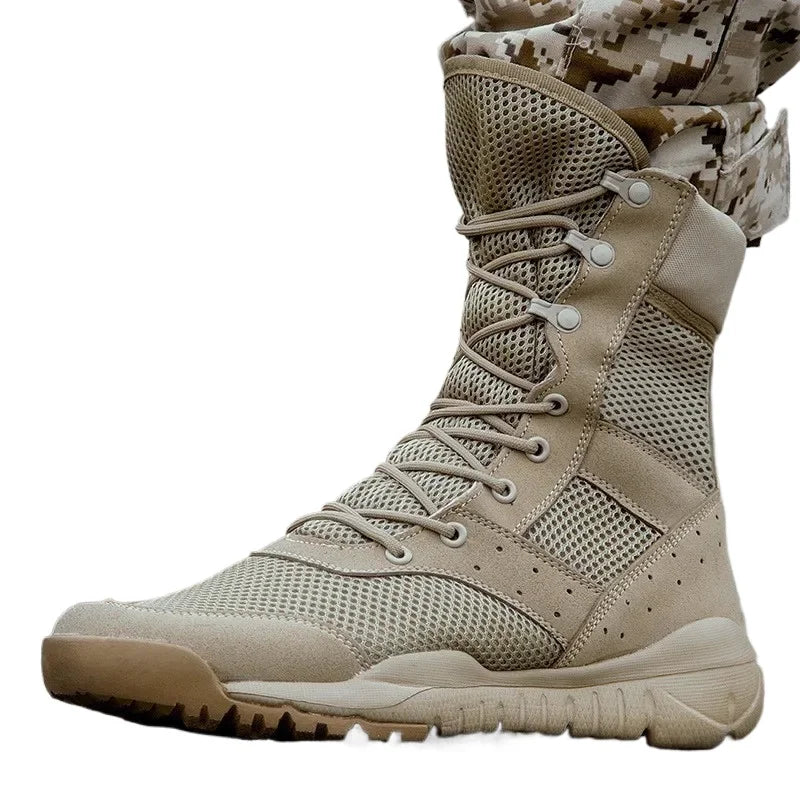 High Quality Special Force Tactical Boots Desert Combat Men Military Outdoor Hiking Lightweight Hunting Boots Large Size 48