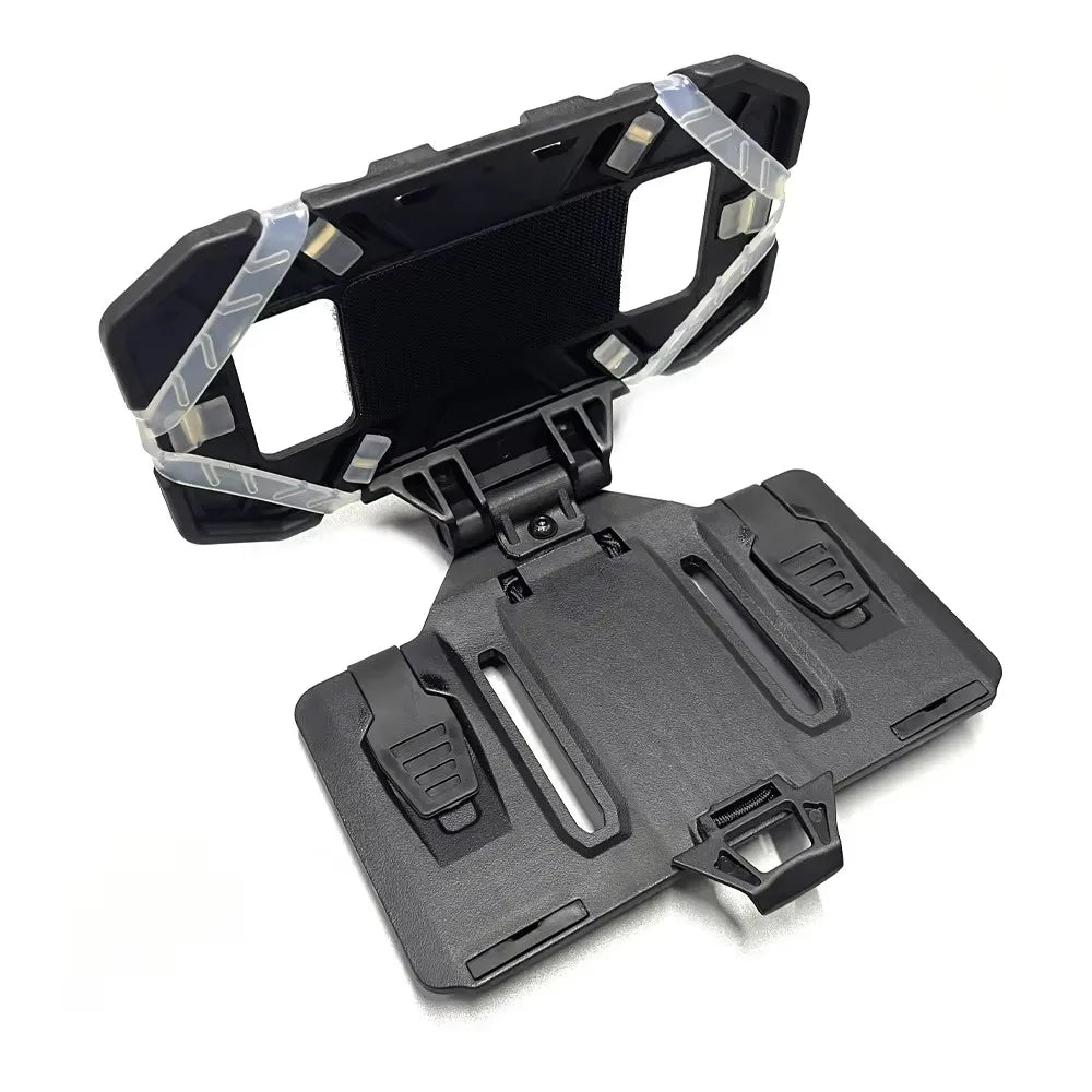 Tactical MOLLE Phone Holder, Folding Navigation Board, Cellphone Hold Gear, Airsoft Hunting Vest Accessories