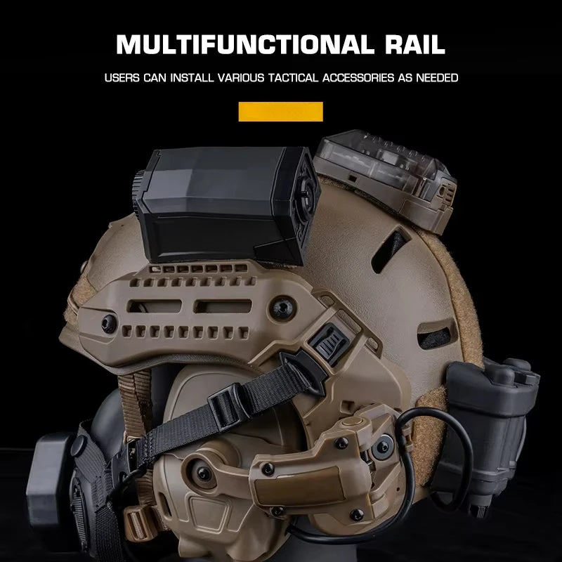 MK Tactical Helmet Training Version Breathable for Airsoft Hunting CS Shooting Motocross Riding Protective Camo TM Helmet Gear