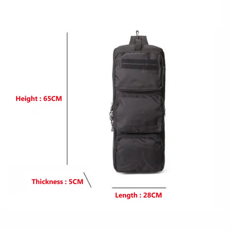 65cm Colorful Nylon Long Gun Bag Durable Protective Hunting Case Handbag Suitable for Various Shooting Equipment