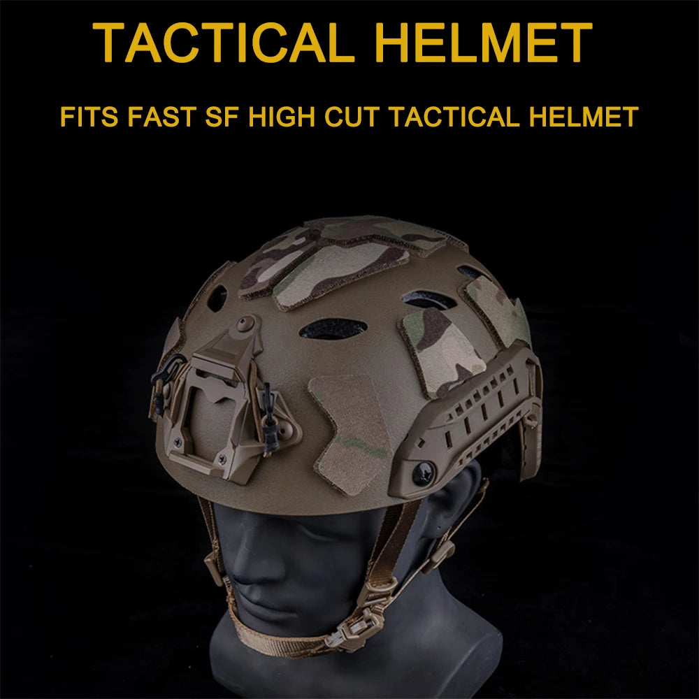 Tactical Magic Patches Highly Cut Hook Loop Fasteners Helmets Sticker Airsoft Fast Magic Stickers Accessory Hunting Tool Set