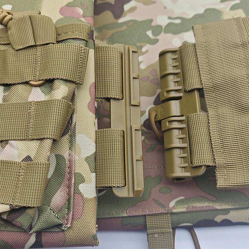 New Quick Release Buckle JPC Tactical Vest Triple Magazine Pouch Hunting Carrier Airsoft Accessory MOLLE CS Game Security Vest