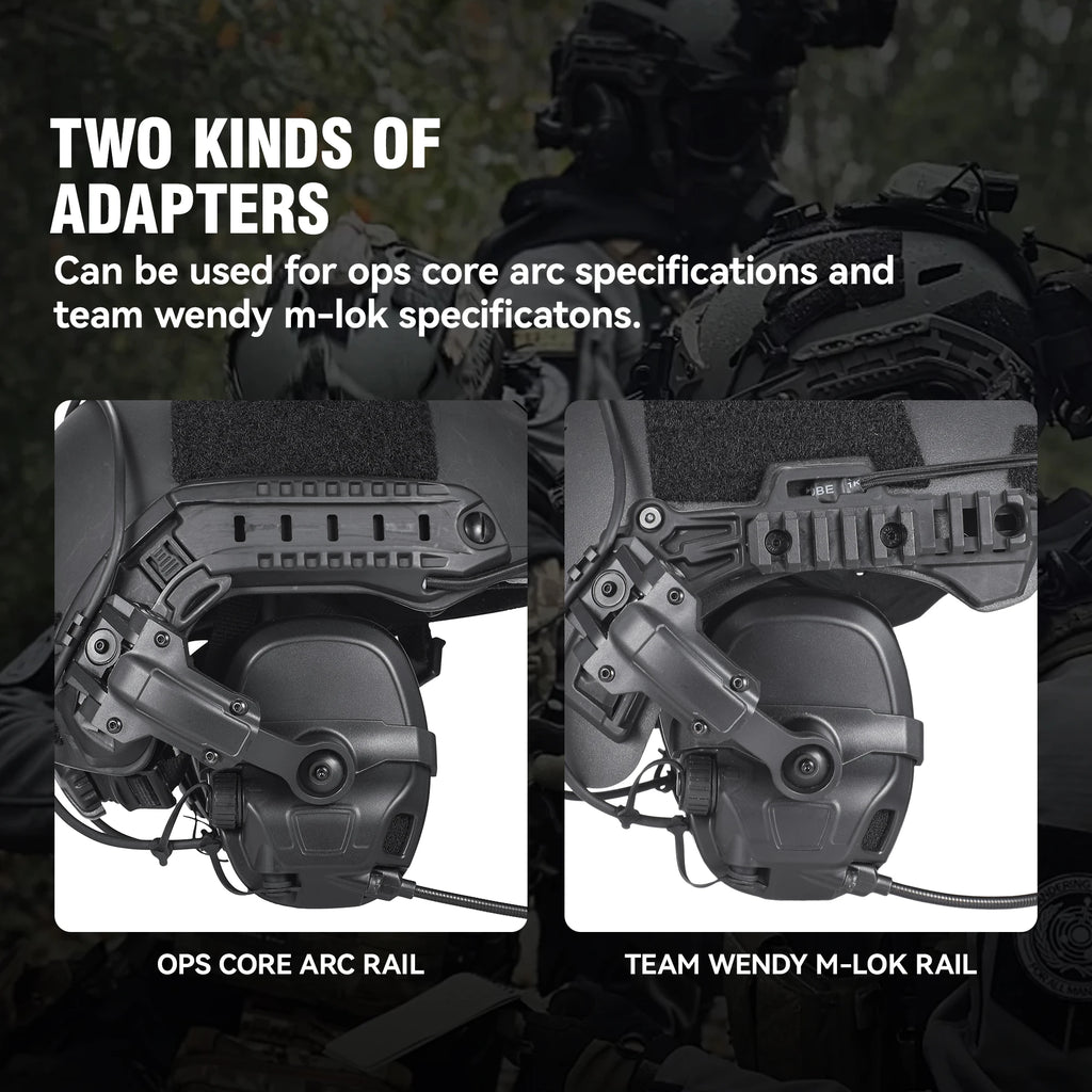 ARM NEXT AMP Tactical Communication Headphone Helmet-Mounted Pickup Noise Reduction Military Aviation Headset With Micphone