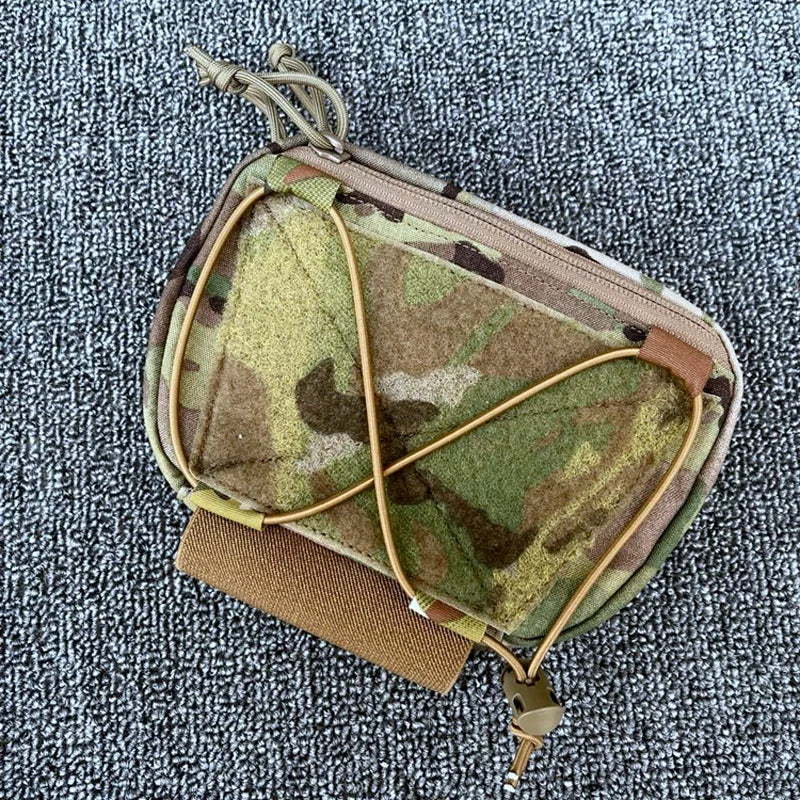 Tactics Chest Hanging Pouch D3CRM MK3 MK4 Vest Abdominal Bag Quick Release Expansion Belly Pouch Accessory