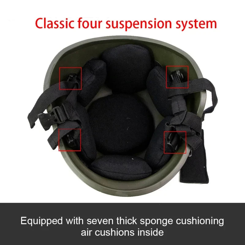 BOOIU M88 Military Tactical Helmet FRP Anti riot Outdoor CS Game Army Training Air Gun Sports Protective Equipment Accessories