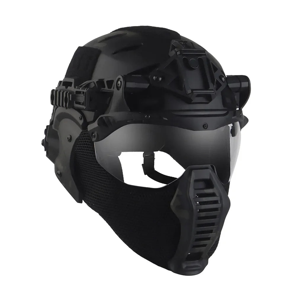 Tactical Wendy 3.0 Full Protection Helmet Modular Goggles Mask Design Outdoor Hunting Shooting Combat Training Airsoft Helmet
