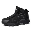 Men's Hiking Shoes Women's Plus Velvet Warm Hiking Shoes Rainproof Non-slip Hiking Shoes Outdoor Hunting Tactical Sports Shoes