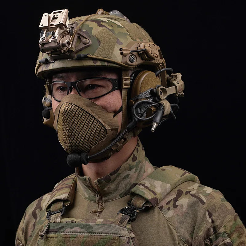 Comfortable and Breathable Sports Mask with Mouth Protection Made of Soft and Skin-Friendly Materials