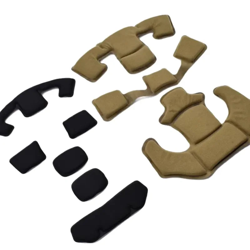 Tactical Helmet Liner with Memory Foam Shock Absorption Compatible with Ops-Core FAST Helmet High Comfort Fit
