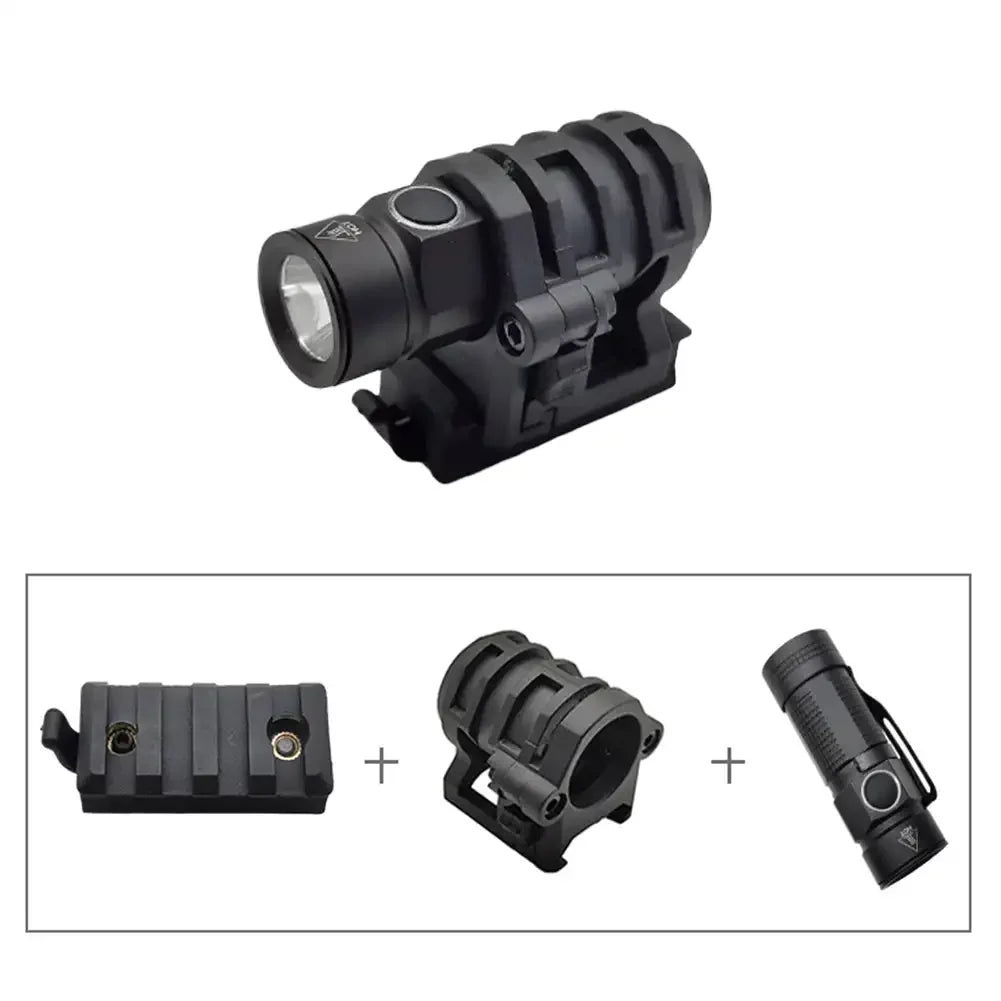 Helmet Special Lighting Flashlight Support Tactical Quick Release Helmet Clamp Adaptor Outdoor Sports Cycling Headlight Holder