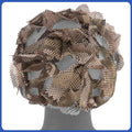 Lightweight Camo Helmet Cover Irregular Leaves Shape & Versatile Camouflage Net Cloth for Outdoor Photography Hunting