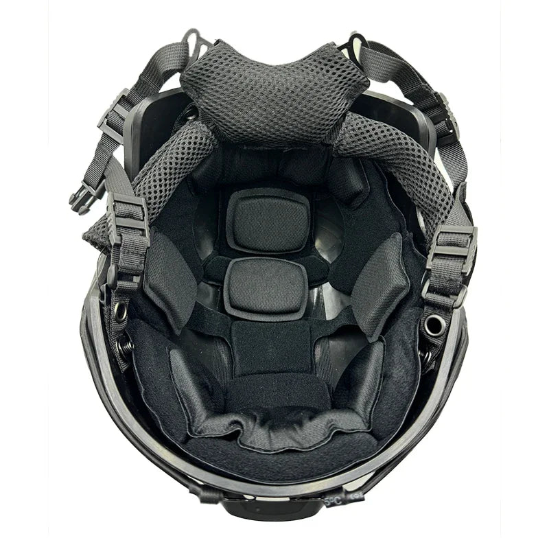 FAST Tactical Helmet Wendy Suspension Lightweight Adjustable ABS for Airsoft, Paintball & CS Games - Comfortable Protective Gear