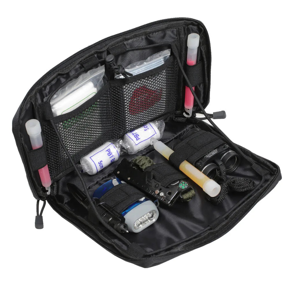EDC Pouch Tactical Bag Waist Belt Pack Hunting Vest Emergency Tools Pack Outdoor Medical First Aid Kit Camping Survival Pouch