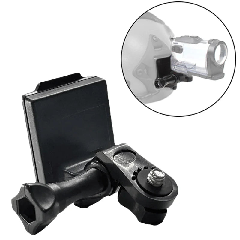 Tactical Helmet Base Adapter Gopro Fixed Mount Mounts1/4 inch Screw Hole for Sony AS50R AS300R X3000R AS200V Helmet Accessories