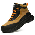 Outdoors Indestructible Shoes Work Boots Steel Toe shoes Men Safety boots Anti-smash Anti puncture Industrial Shoes Non-slip