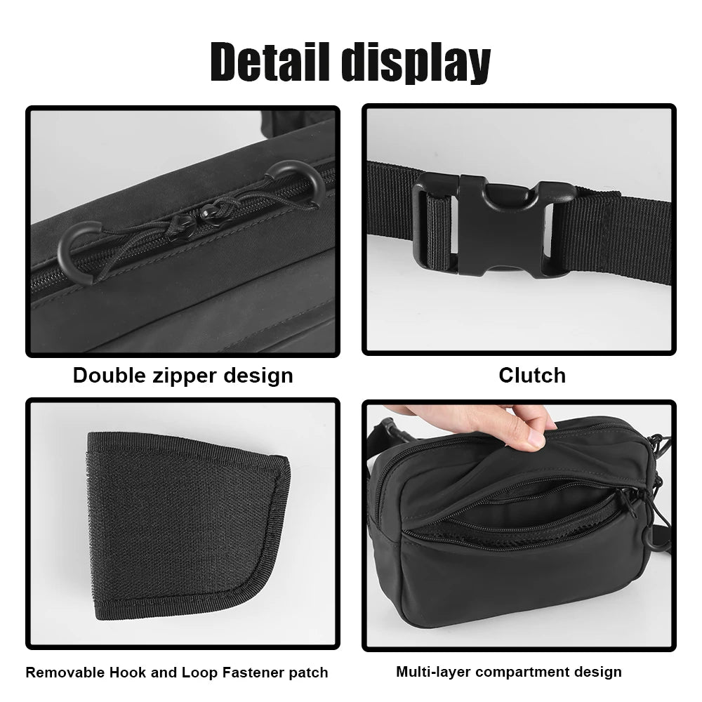 Women/Men's Gun Bag Tactical Gun Holster Bag Concealed Carry Pistol Fanny Pack Soft Waist Bag for Handgun G17 G19 G48 92FS