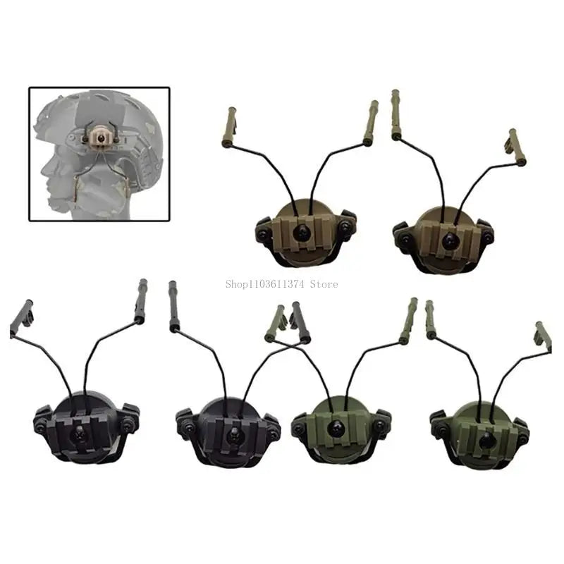 Tacticals Headset Mount Helmet Rails Adapter Tacticals Helmet