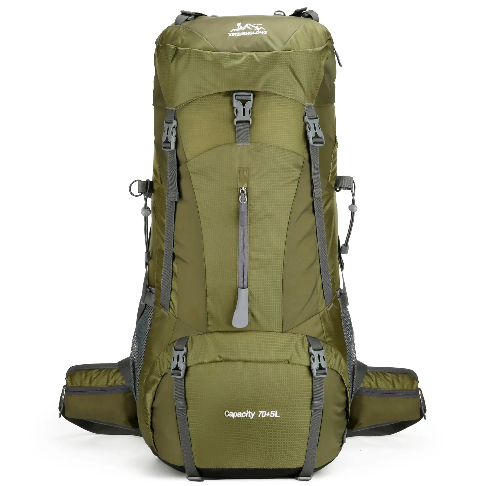 70+5L Hiking Backpack Men Women Large Capacity Outdoor Camping Rucksack Waterproof Travel Bag Mountaineering Trekking Bag