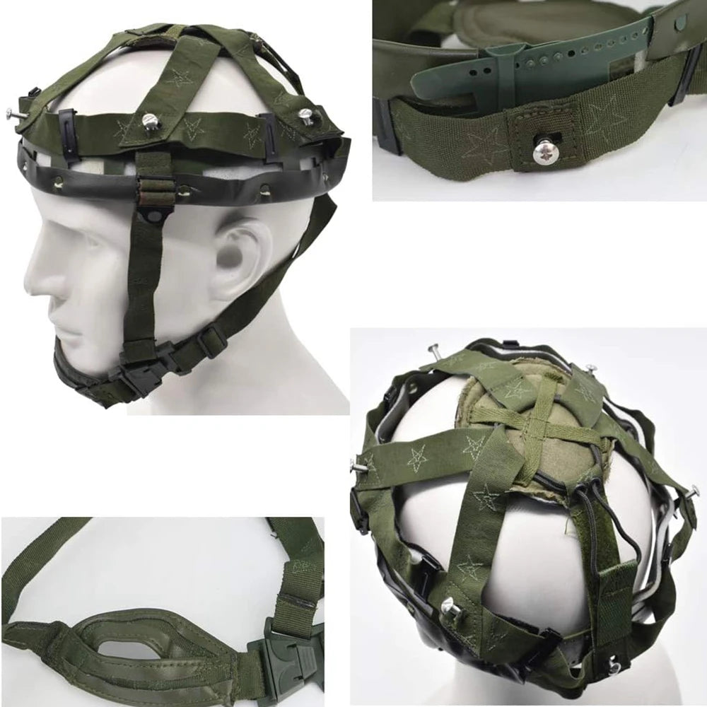 Tactical M88 Helmet Liner Suspension, Assembly Helmet Liner Adjustable Comfortable Chin Strap For M88 QGF03 Helmets