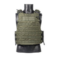 Quick Release Tactical Vest Carrier, 1000D MOLLE Lightweight Vest for Airsoft, Hunting & Shooting Training