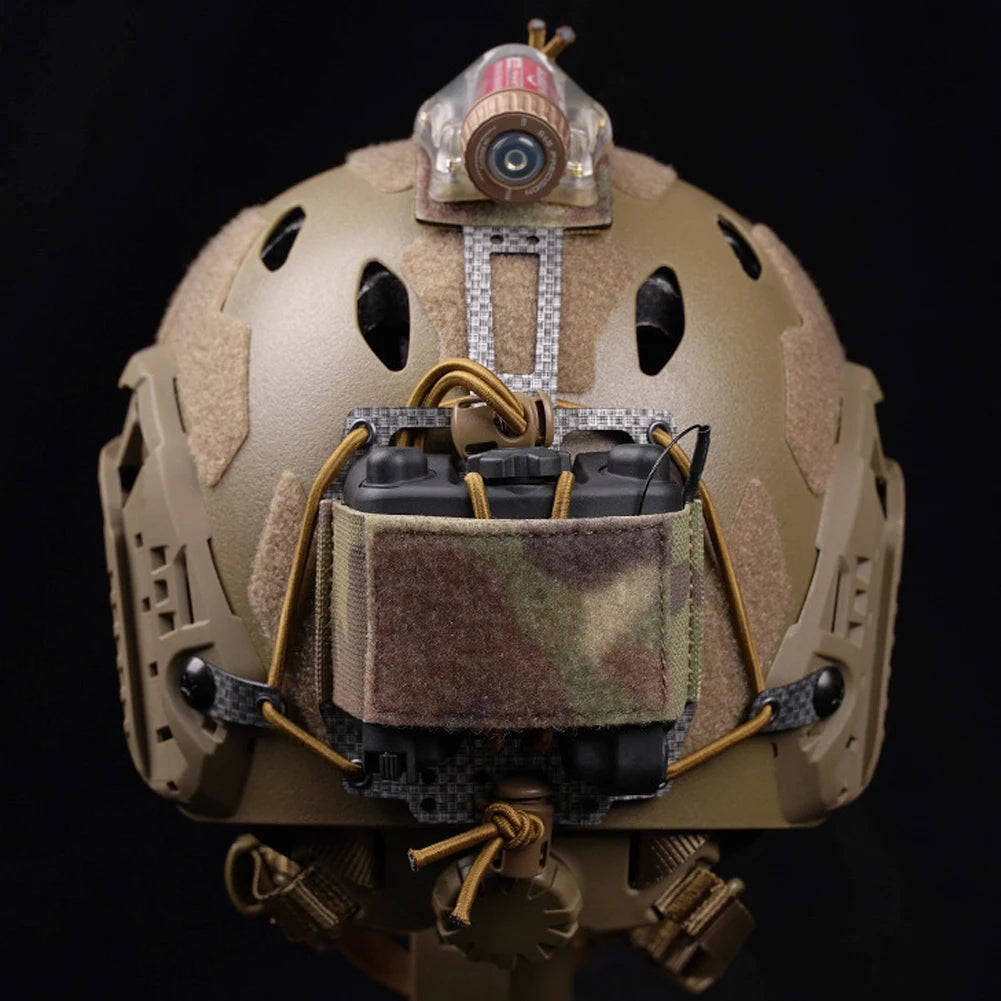 Tactical PVS31 NVG Battery Box Storage Pouch Militar Fast Helmet Retention System Adjustable Paintball Airsoft Helmet Accessory