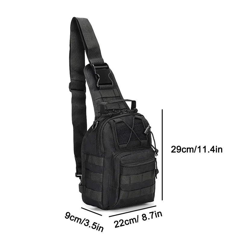 Hiking Trekking Tactical Backpack Sports Climbing Shoulder Bags Camping Hunting Daypack Fishing Outdoor Shoulder Bag