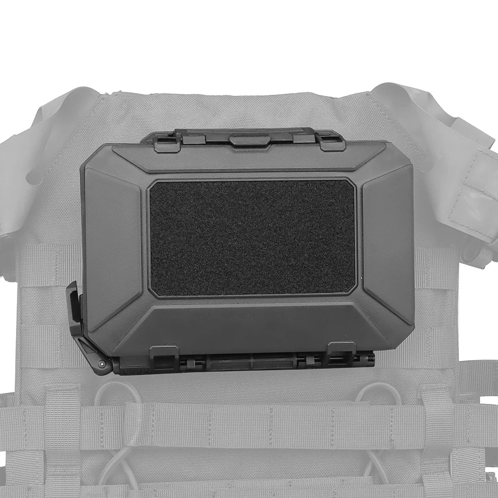Tactical Waterproof Case Pistol Battery Mobile Phone Bag Protective Double Sponge Shockproof Lockable Airsoft Vest Gear