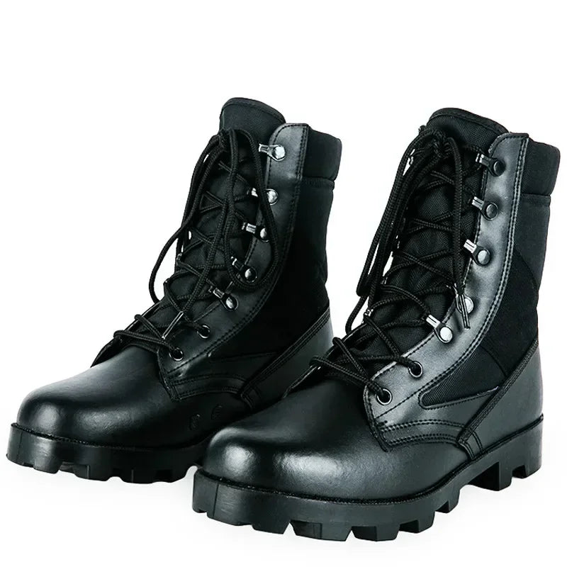 Male Outdoor Training Combat Hunting Boots Spring Autumn Men Jungle Hiking Sports Climbing Camping Breathable Camo Desert Shoes
