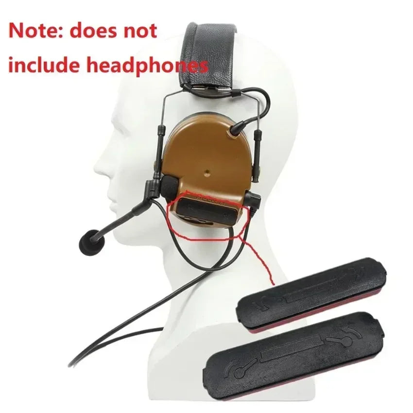 Tactical Headset Accessorie Headband Microphone & Pickup Sponge Battery Cove for Pelto Comta iii/C3Earphone Military Anti-noi