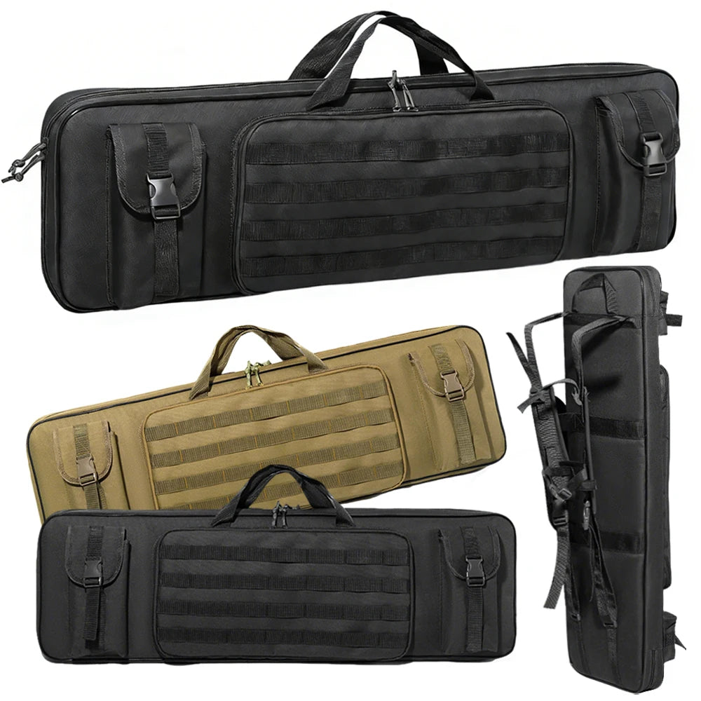 90/120cm Rifle Gun Bag Soft Gun Case for Rifles and Shotguns Long Shotgun Range Bag Backpack Gun Carry Shoulder Bag