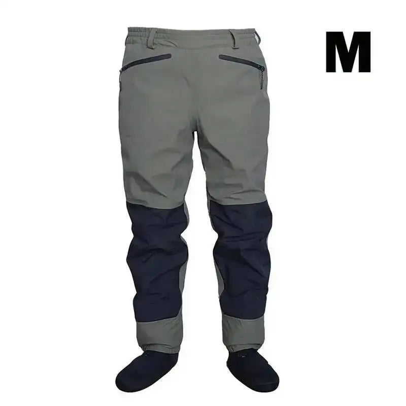 3 Layer Breathable Waterproof Fly Fishing Waist Waders Stockingfoot High Pant Wader Durable Duck Hunting Wading Pants