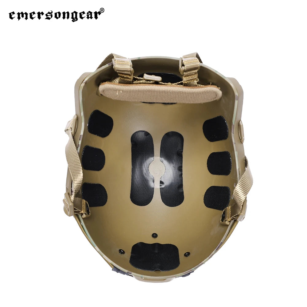 Emersongear FAST Tactical Helmet Airsoft Combat ABS Lightweight Safety Protective Gear for Shooting Sports EM8812