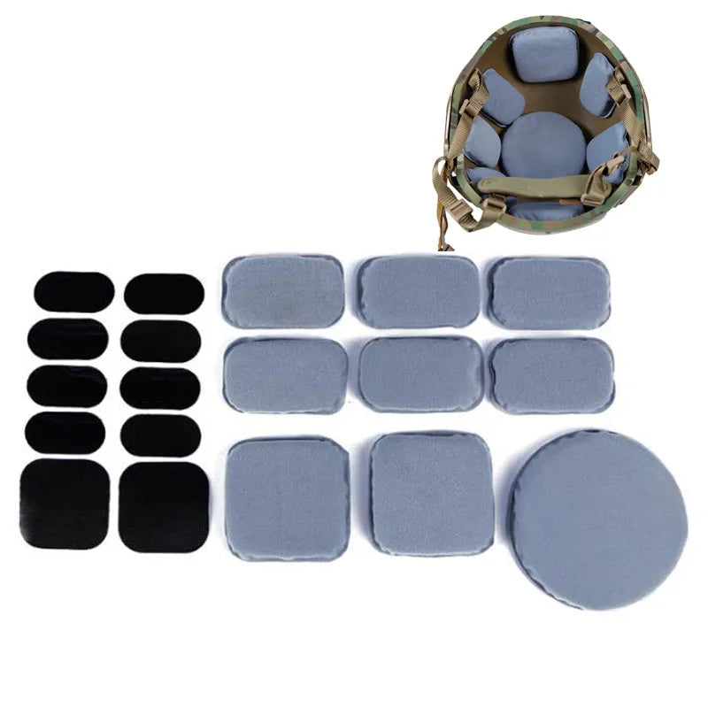 Tactical Helmet Protective Pads Replacement Pads Set Memory Foam Pads for Fast/Mich/ACH/USMC/PASGT Helmet Hunting Accessories
