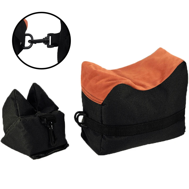 Front & Rear Tactical Bag Unfilled Support Stand Hunting Bag Gun Accessories Shooting Gun Rest Bag Set