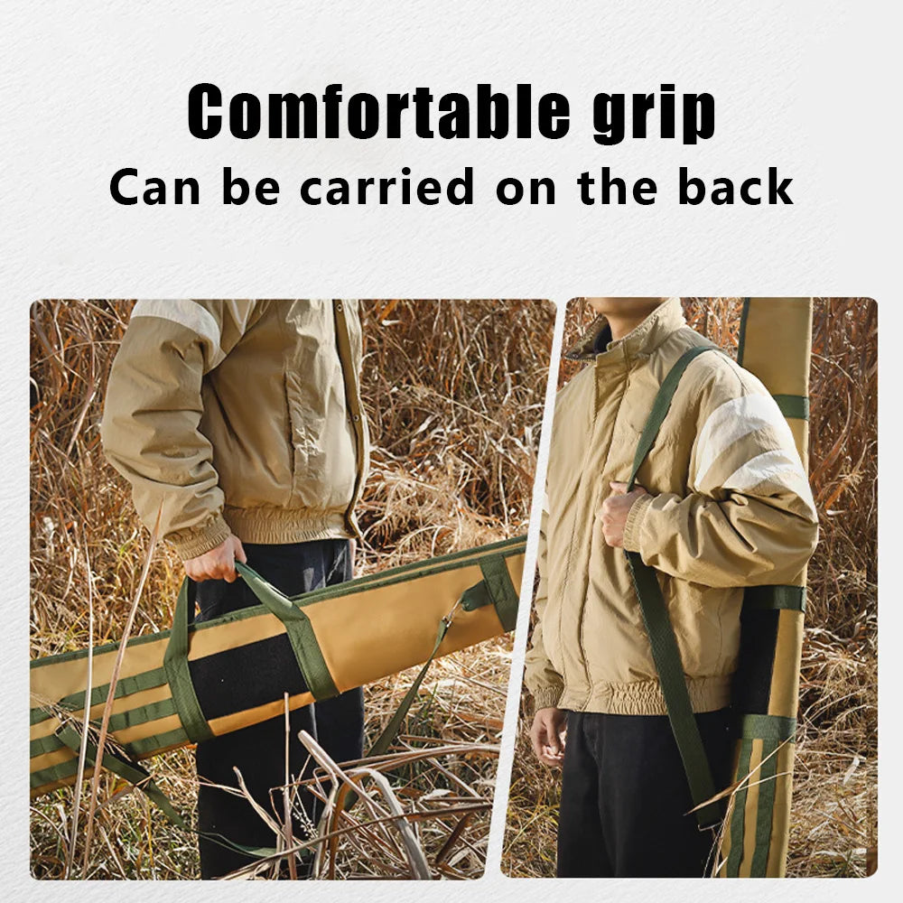 Tactical Rifle Bag 130cm Weapons Transport Case Shotgun Bag Molle Hunting Gun Carrier Pouch Soft Padded Case with Shoulder Strap