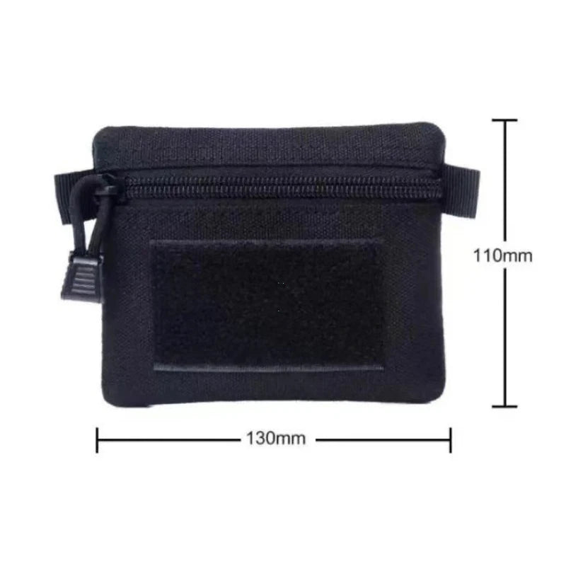 1000D Outdoor EDC Molle Wallet Portable Waterproof Zipper Waist Pouch for Camping Hiking Hunting Travel EDC Pack