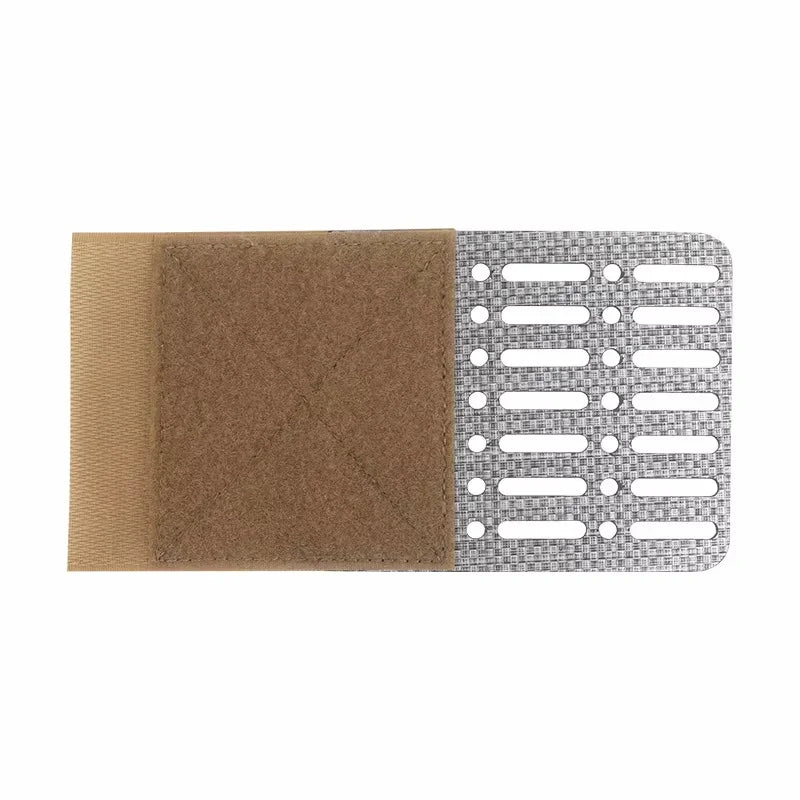 Outdoor Hunting vest chest hanging MOLLE TEGRIS board side panel Hook & Loop expansion side panel  hunting accessories