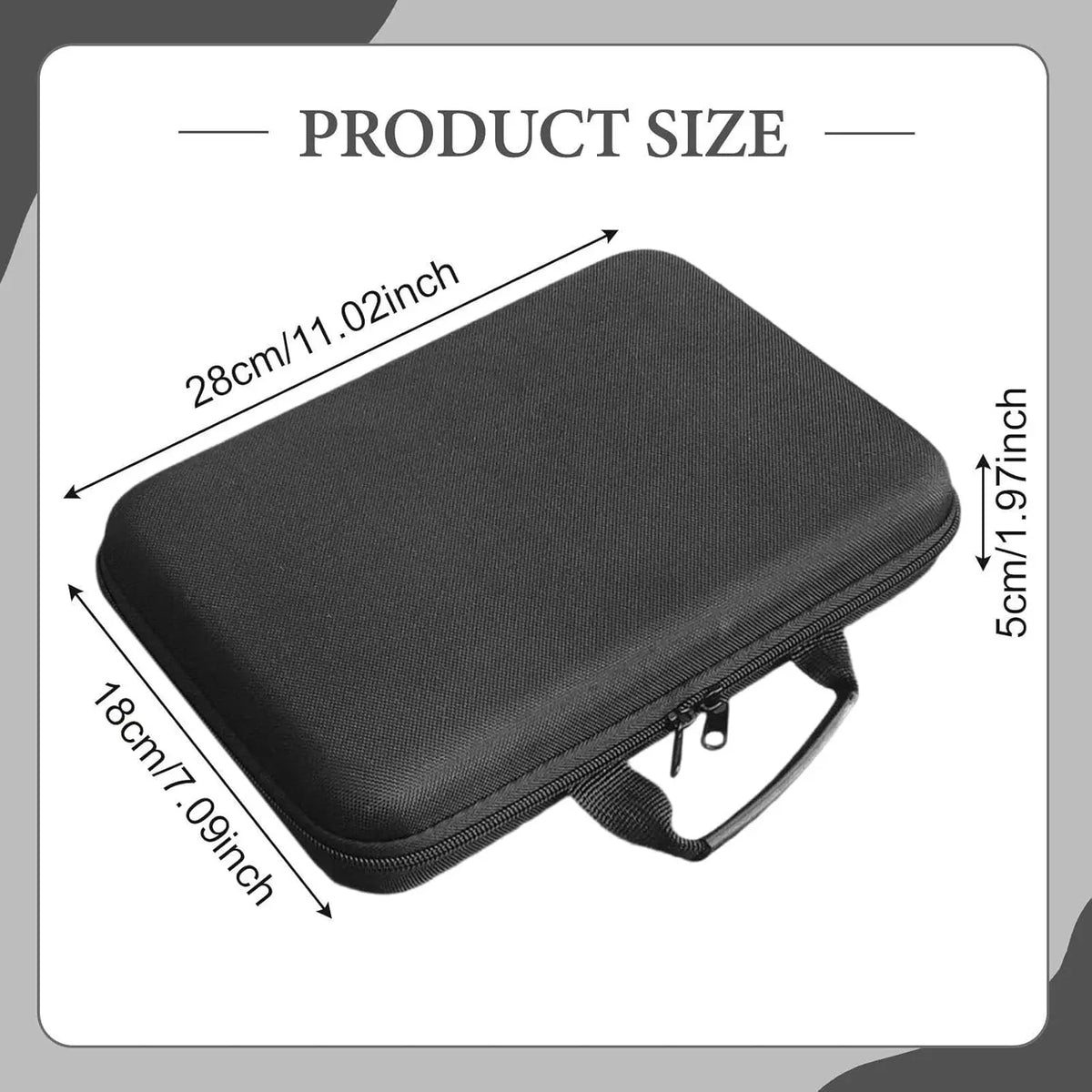Tactical Pistol Case Universal Gun Storage Bag Portable Concealed Carry Pistol Protective Box Handgun Pouch for Hunting Shooting