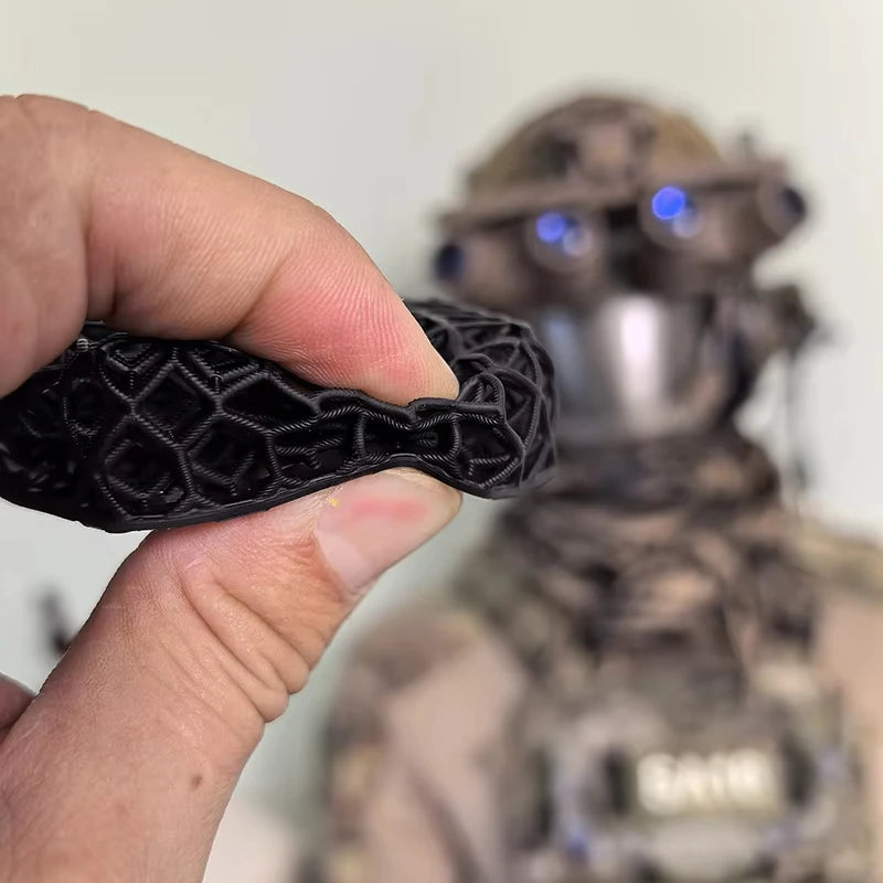 3D Printing Polymer Honeycomb Helmet Lining Nano Breathable Lightweight Airsoft Tactical Helmet Lining Pressure Reducing Pad