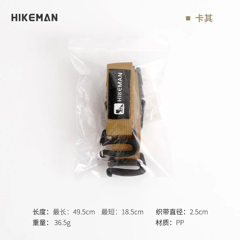 1PC Outdoor Luggage Strap Camping and Travel Equipment Adjustable Plug-In-Buckle Fixed Packing Strap